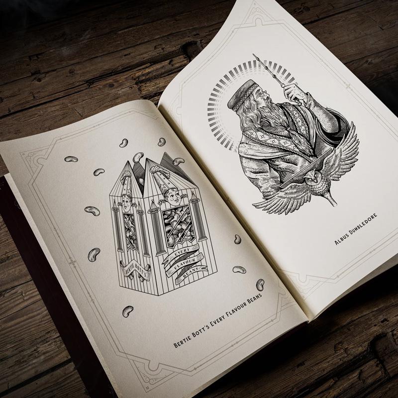 Harry Potter Self-Coloring Book by Theory11