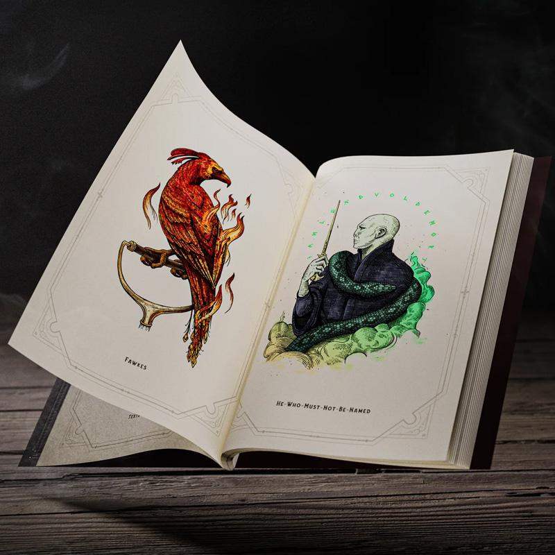 Harry Potter Self-Coloring Book by Theory11 by Difatta