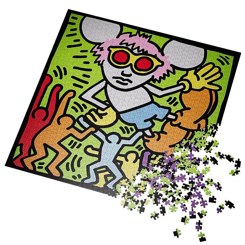 Keith Haring Jigsaw Puzzle by Difatta
