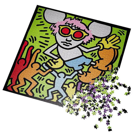 Keith Haring Jigsaw Puzzle by Difatta