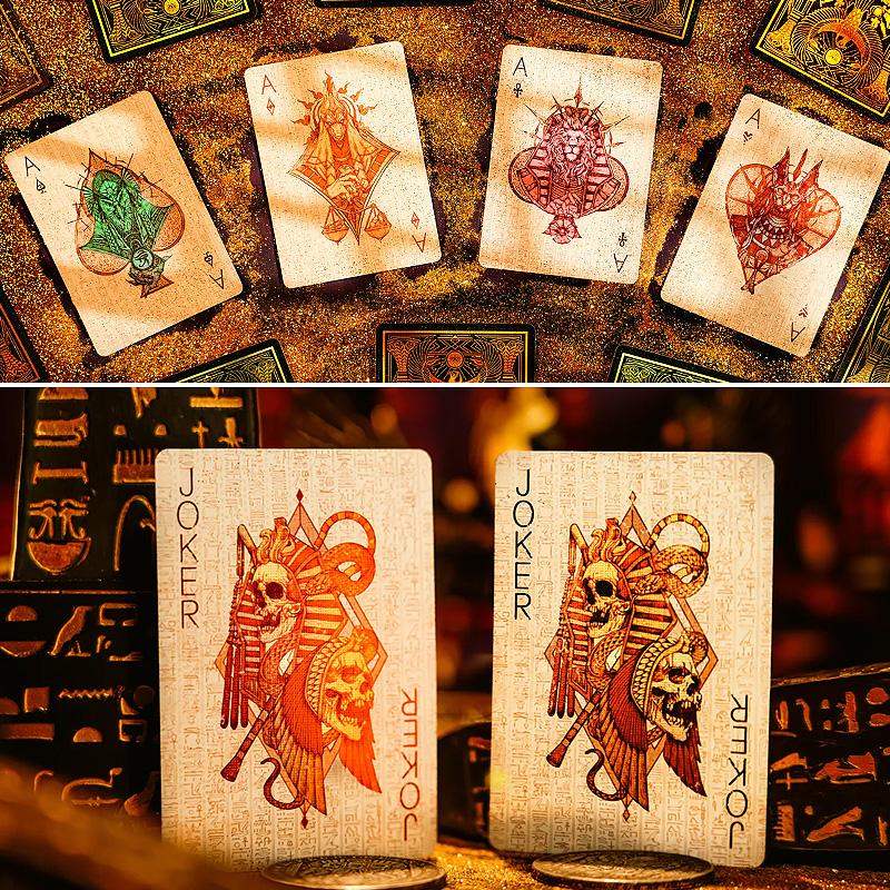 Egyptian Mythology Luxury Edition Playing Cards by TCC & Keyhole by Difatta