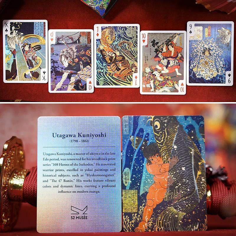 Kuniyoshi Playing Cards by 52 MUSÉE - Standard Edition by Difatta