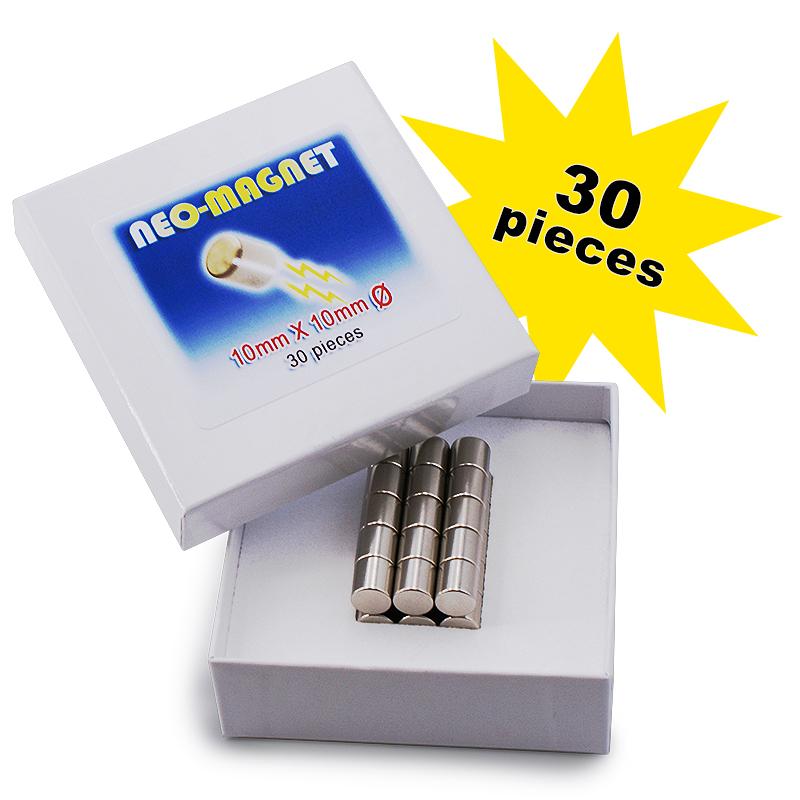 Neo magnet dia. 10 x 10mm (30pcs per box)