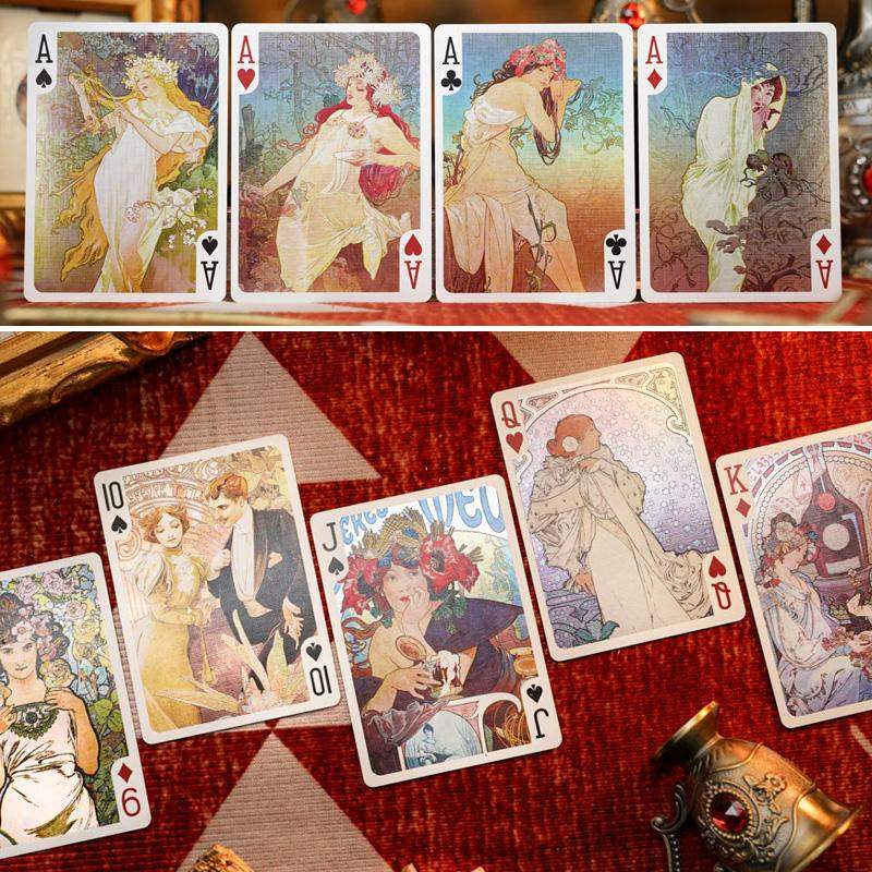 Mucha Playing Cards by 52 MUSÉE - Special Edition by Difatta
