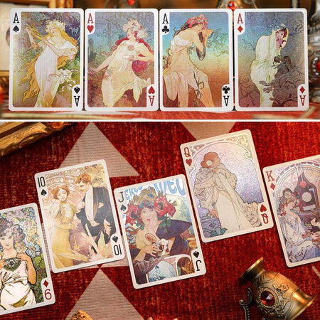 Mucha Playing Cards by 52 MUSÉE - Special Edition by Difatta
