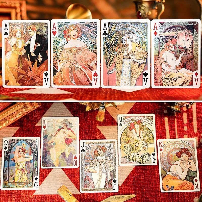 Mucha Playing Cards by 52 MUSÉE - Standard edition by Difatta