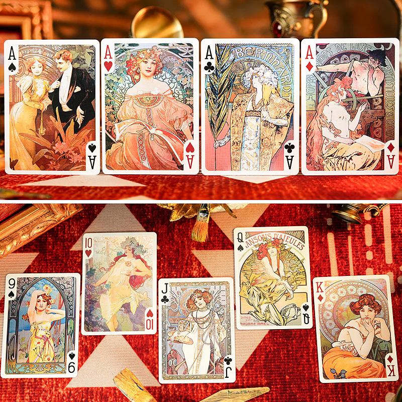 Mucha Playing Cards by 52 MUSÉE - Standard edition