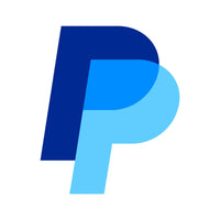 PayPal Logo in Blau auf weißem Hintergrund, Online-Zahlungsmethode Symbol