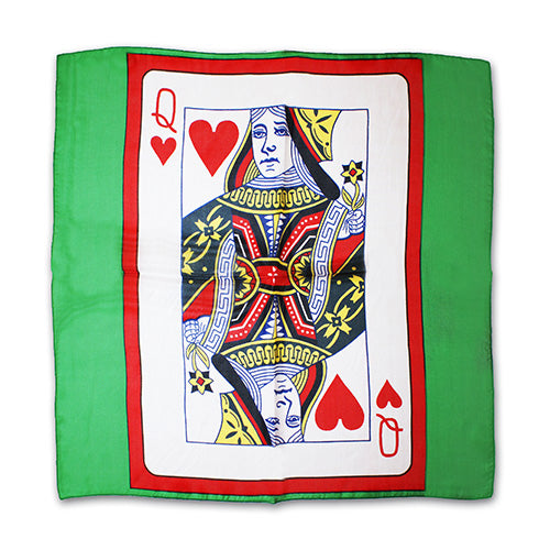 Sitta Card Silk - Green - 45 cm (18 ) - Queen of Hearts