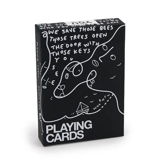 Shantell Martin Playing Cards - Black by Difatta