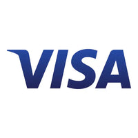 Visa Logo, blau auf weißem Hintergrund, Zahlungsmittel für Online-Shop