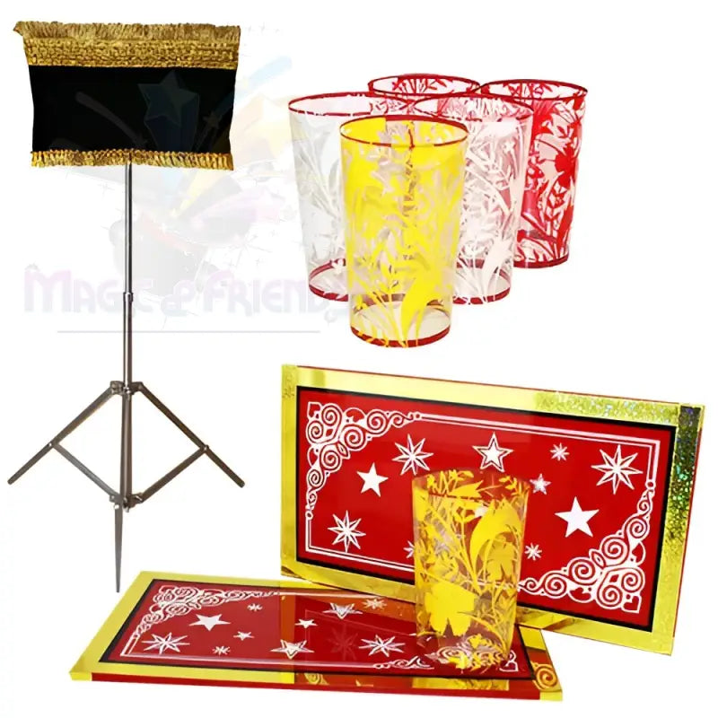 Appearing Glasses Illusion - With table