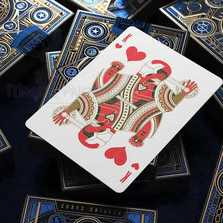Avengers Blue Playing Cards by Theory11 by Difatta