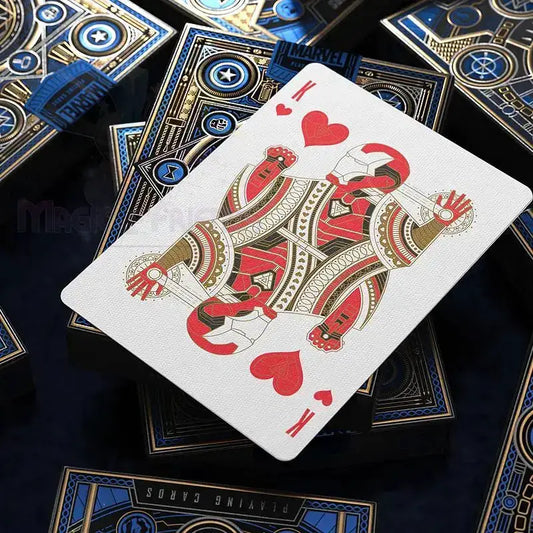 Avengers Blue Playing Cards by Theory11 by Difatta