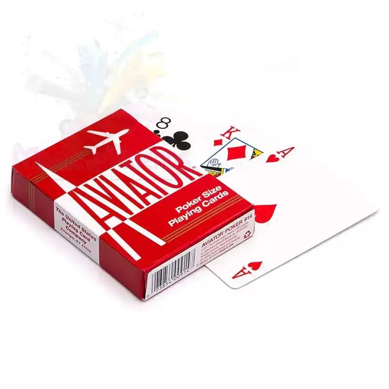 Aviator - Poker size - Red by Difatta