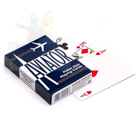 Ein Kartenspiel in der Größe von Aviator Poker.