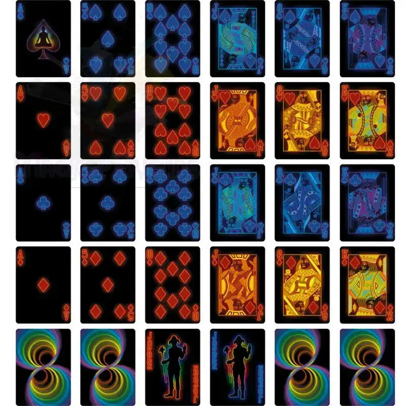 Bicycle Aura Playing Cards by Difatta