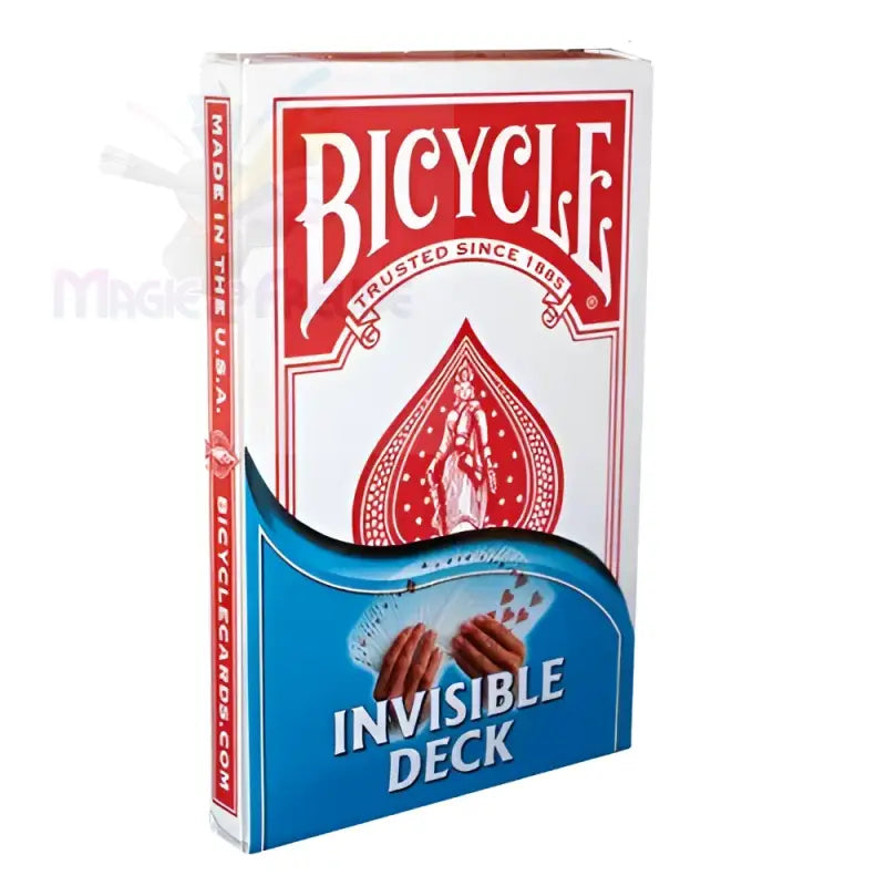 Ein unsichtbares Spielkartenset der Marke Bicycle.