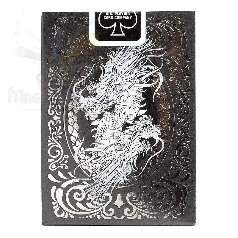 Bicycle - Black Dragon Playing Cards by Difatta