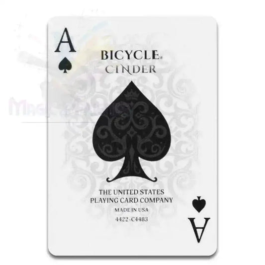 Bicycle - Cinder Playing Cards by Difatta