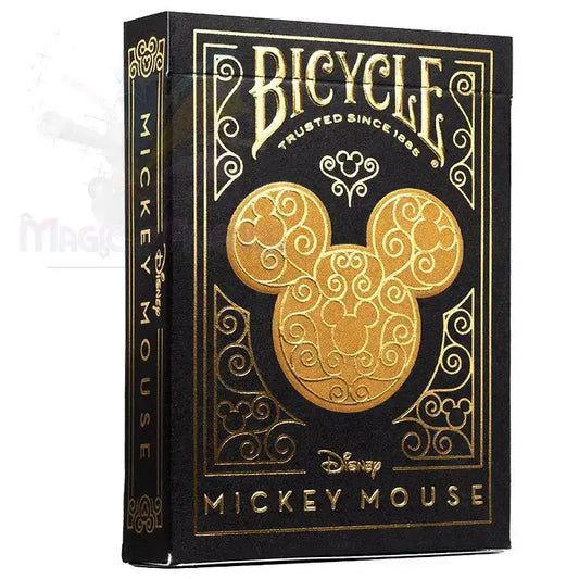Bicycle - Disney Mickey Mouse Black and Gold by Difatta