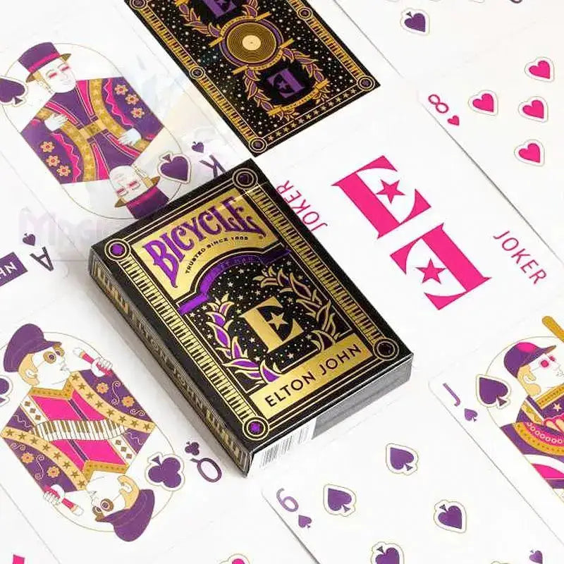 Bicycle - Elton John Playing Cards by Difatta
