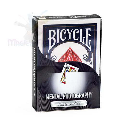Ein Kartenspiel von Bicycle in einer Schachtel ’Mental Photography Supreme Line’.