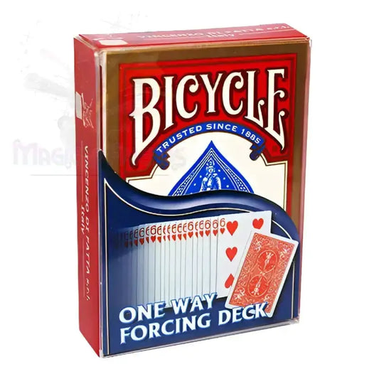 Bicycle - One way forcing deck - Red back by Difatta