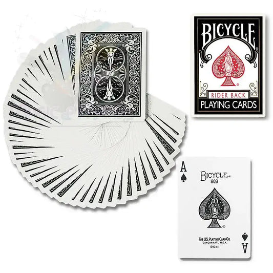 Bicycle - Poker deck - Black by Difatta