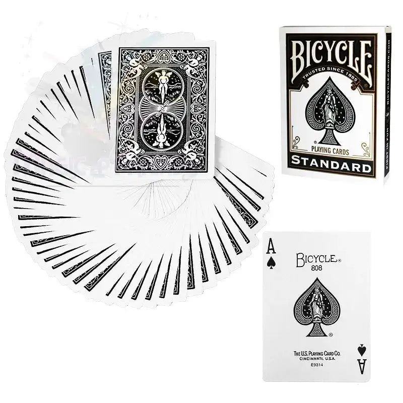 Bicycle - Poker Deck - Black back by Difatta