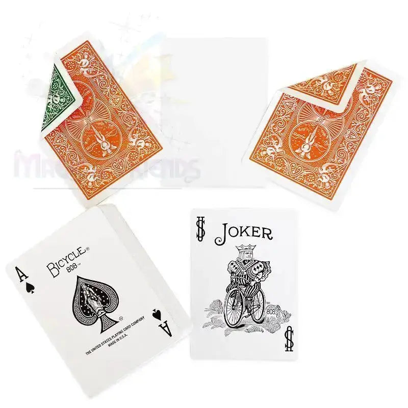 Bicycle - Poker Deck - Orange back by Difatta
