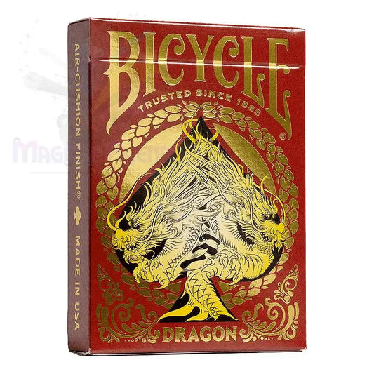 Bicycle - Red Dragon Playing Cards by Difatta