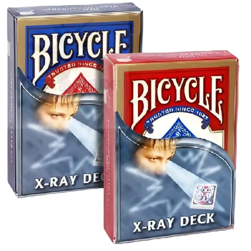 Zwei Bicycle X-Ray Deck Spielkartensets.
