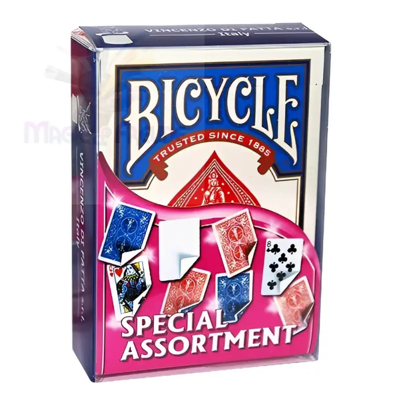 Ein Spielkartenset der Marke Bicycle mit einem ’Spezialsortiment’ von Karten.