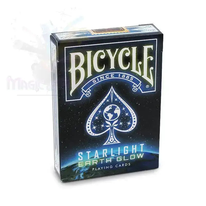 Bicycle Starlight Earth Glow Playing Cards - Special Limited Print Run by Difatta