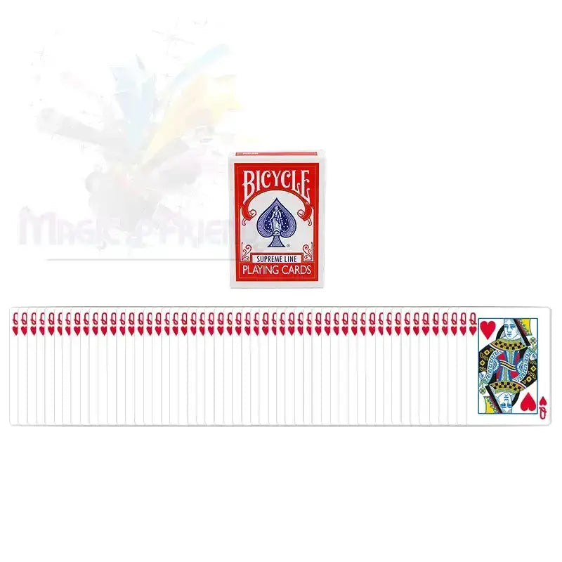 Bicycle - Supreme Line - One way forcing deck (QH) by Difatta
