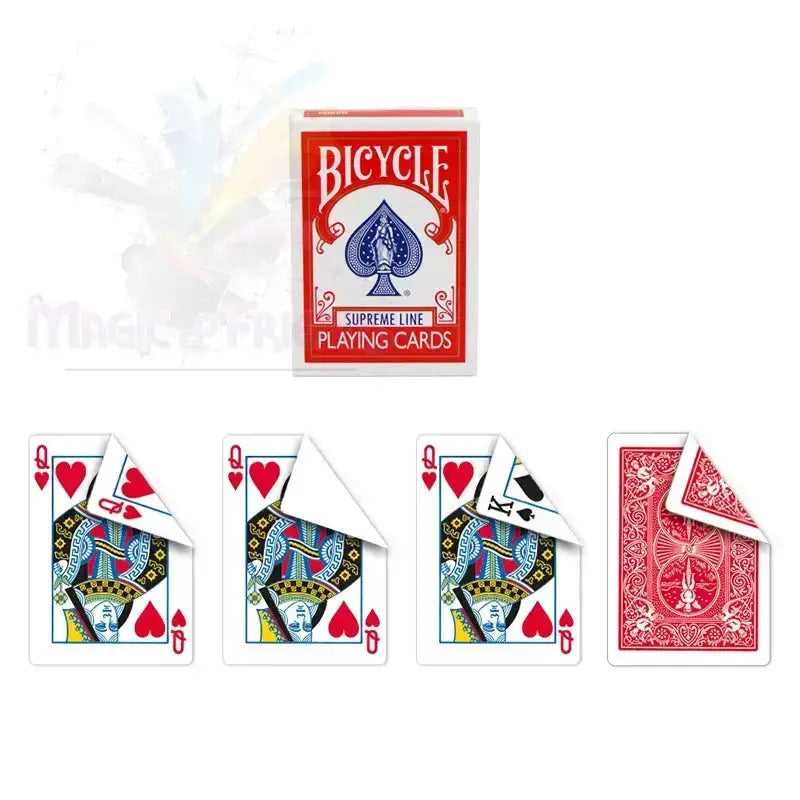 Bicycle - Supreme Line - One way forcing deck (QH) by Difatta