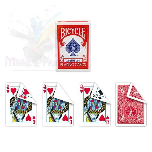 Bicycle - Supreme Line - One way forcing deck (QH) by Difatta
