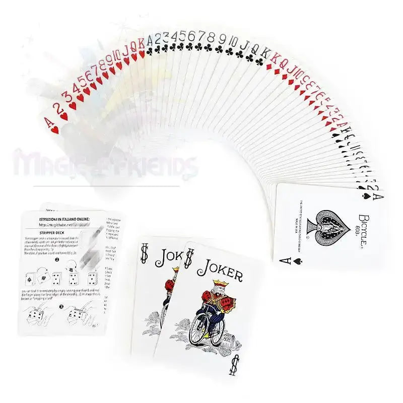 Bicycle - Supreme Line - Stripper Deck - Red back by Difatta