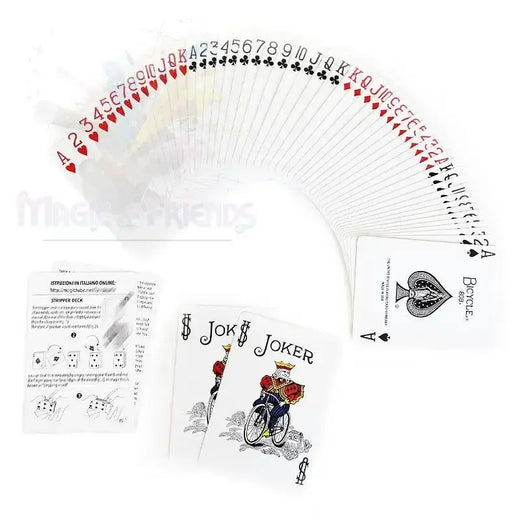 Bicycle - Supreme Line - Stripper Deck - Red back by Difatta