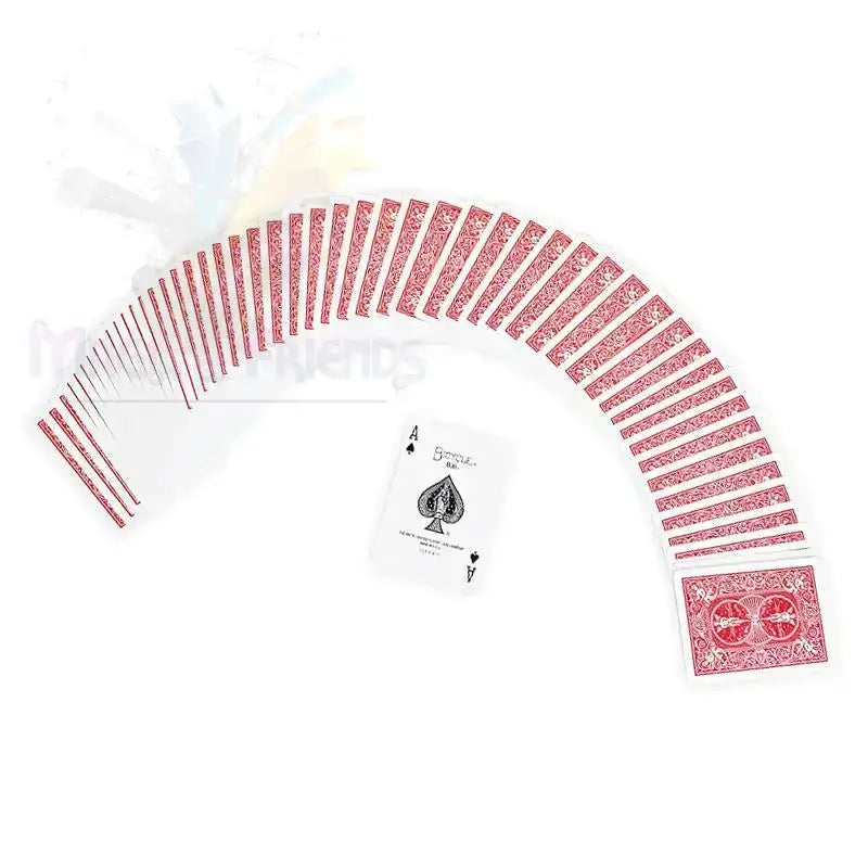 Bicycle - Supreme Line - Stripper Deck - Red back by Difatta