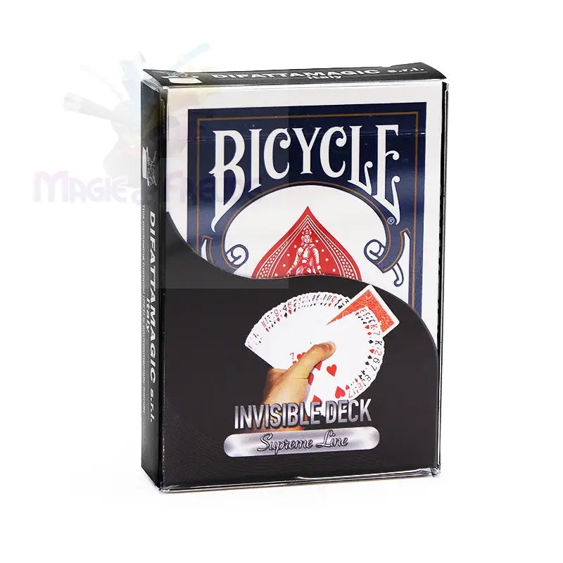 Ein Spiel mit Spielkarten der Marke Bicycle ’Invisible Deck Supreme Line’.