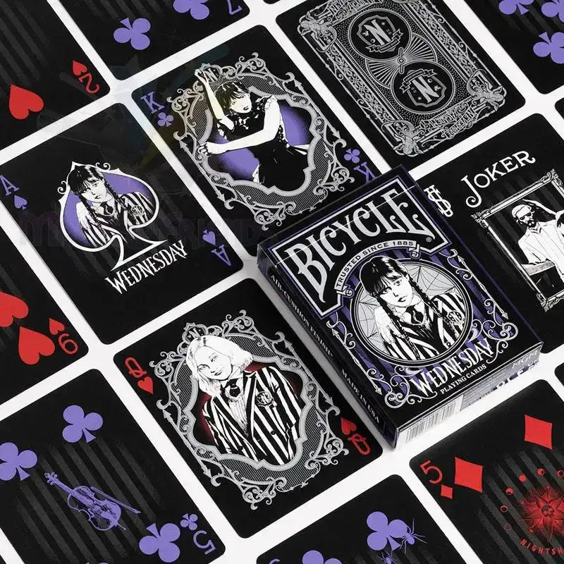 Bicycle - Wednesday Playing Cards by Difatta