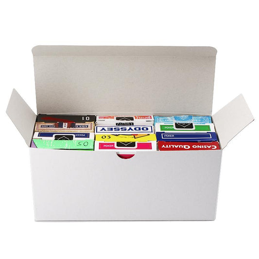 Box für 12 Decks - Weiß - DeinZaubershop.com