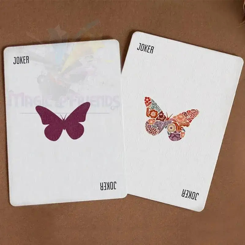Butterfly Seasons Playing Cards - Autumn (marked) by Difatta