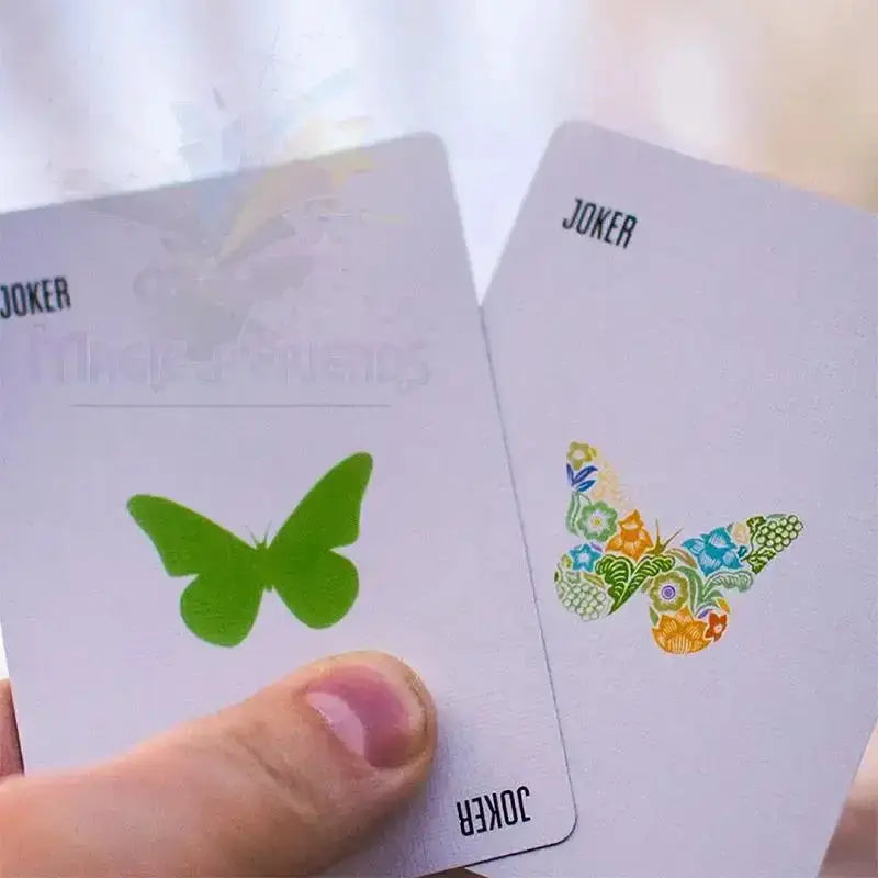 Butterfly Seasons Playing Cards - Spring (marked) by Difatta