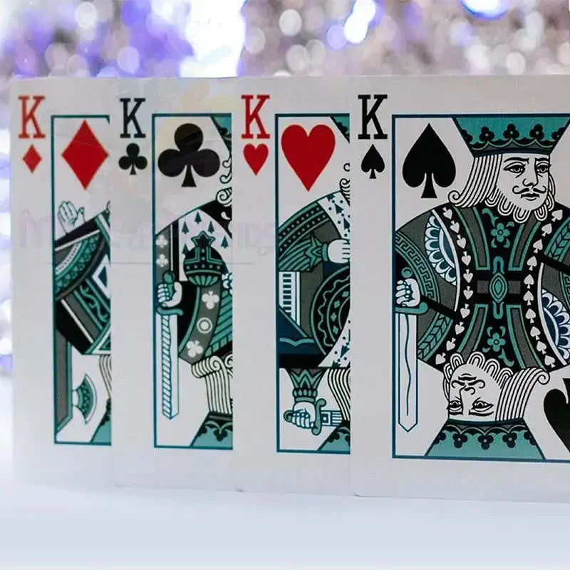 Butterfly Seasons Playing Cards - Winter (marked) by Difatta