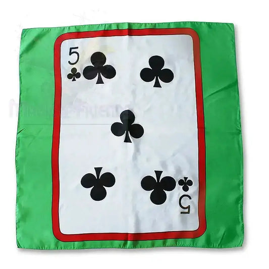 Card Silk - Green - 60 cm (24\") - Set of 2 cards by Difatta