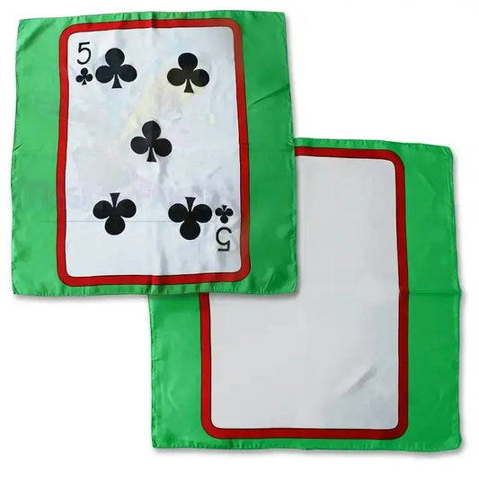 Card Silk - Green - 60 cm (24\") - Set of 2 cards by Difatta