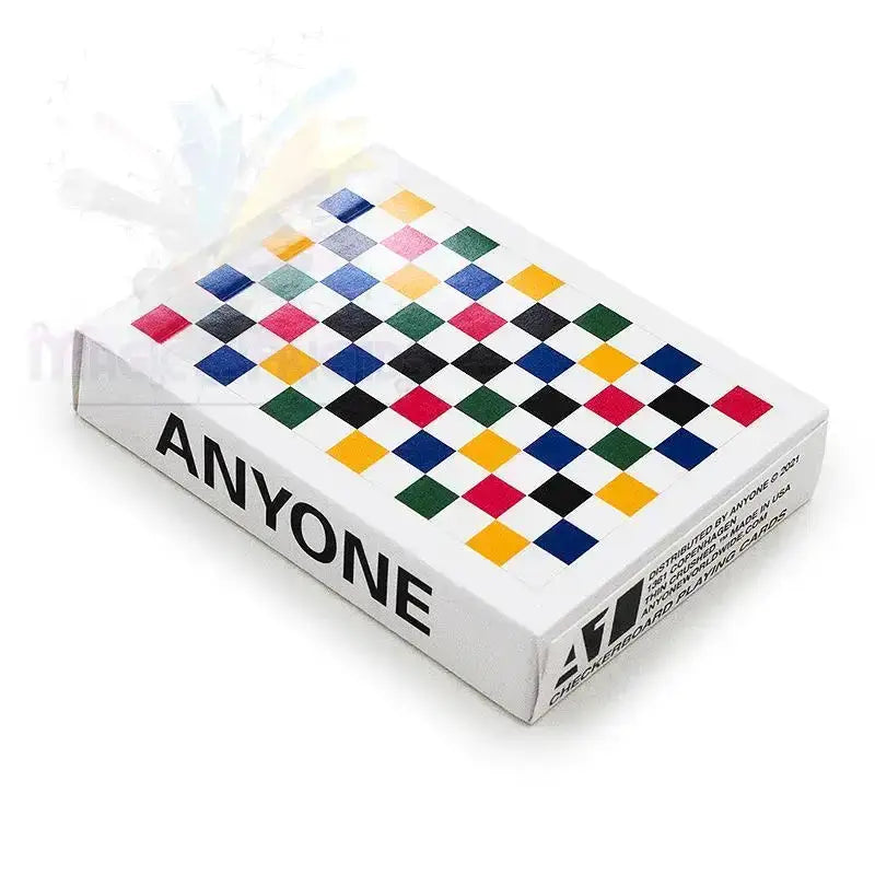 Checkerboard Playing Cards - Multicolor by Difatta